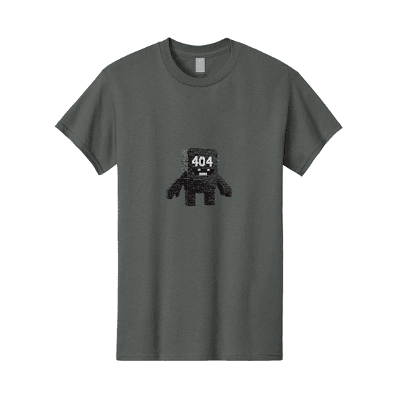 404-Error-Monster Mens Graphic Tee, 100% Cotton, Casual Summer Wear BAA087
