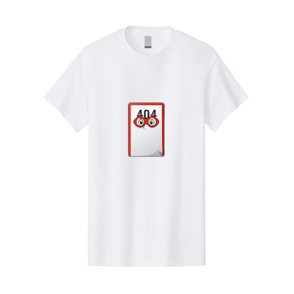 404-Error-Page-1 Mens Graphic Tee, 100% Cotton, Casual Summer Wear BAA088