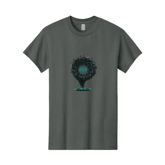 404-Error-Tornado Mens Graphic Tee, 100% Cotton, Casual Summer Wear BAA092