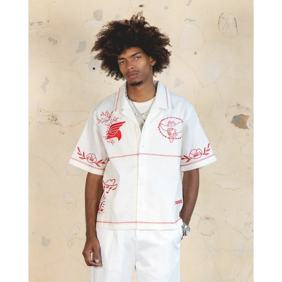 404 Frontier Embroidered Button Up