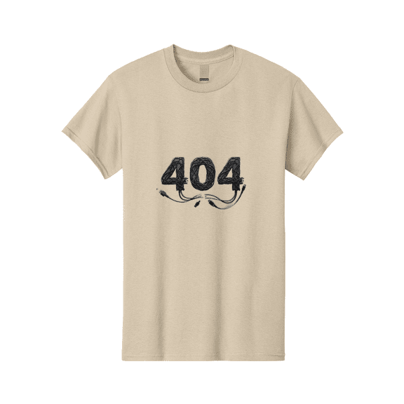 404 Mens Graphic Tee, 100% Cotton, Casual Summer Wear BAA113