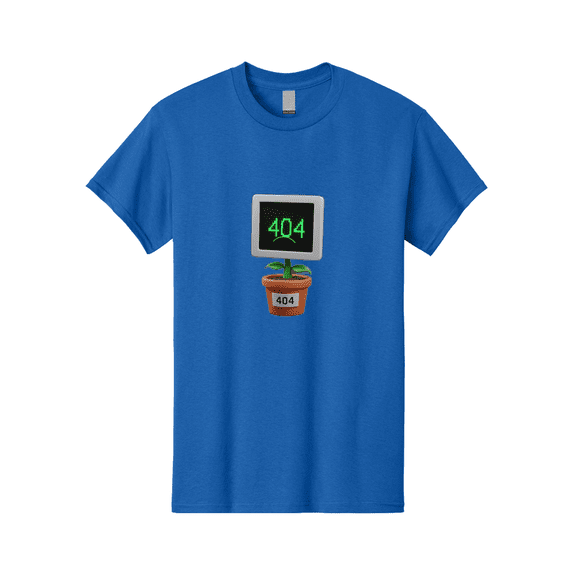 404-Plant Mens Graphic Tee, 100% Cotton, Casual Summer Wear BAA105