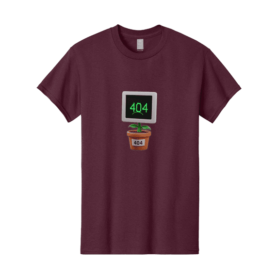 404-Plant Mens Graphic Tee, 100% Cotton, Casual Summer Wear BAA105