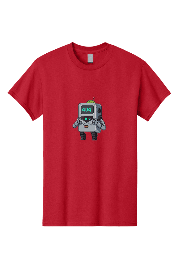 404-Robot-1 Mens Graphic Tee, 100% Cotton, Casual Summer Wear BAA106