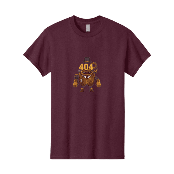 404-Robot Mens Graphic Tee, 100% Cotton, Casual Summer Wear BAA107