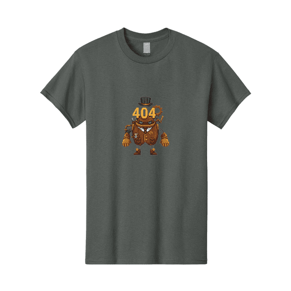 404-Robot Mens Graphic Tee, 100% Cotton, Casual Summer Wear BAA107