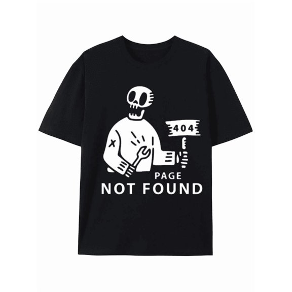 404 Skeleton Repairing Error Page Not Found T-shirt