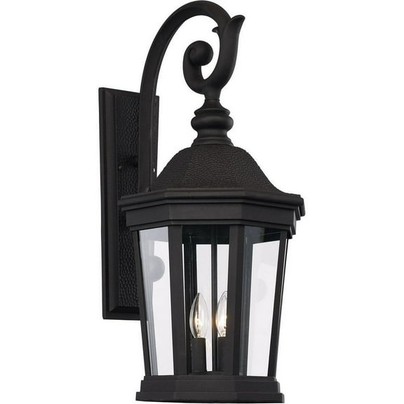 40402 BK-Trans Globe Lighting-Westfield - Three Light Outdoor Wall Lantern