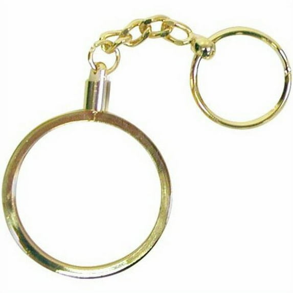 404038 High-Quality Brass Key Ring Chip Holder