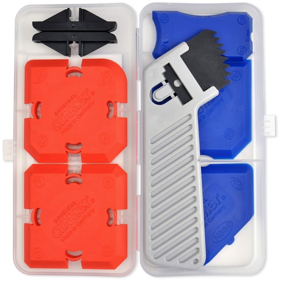 40407 caulk and silicone contour tool kit 7 - professional tool kit, includes sealant finishing tools and caulk removal tools