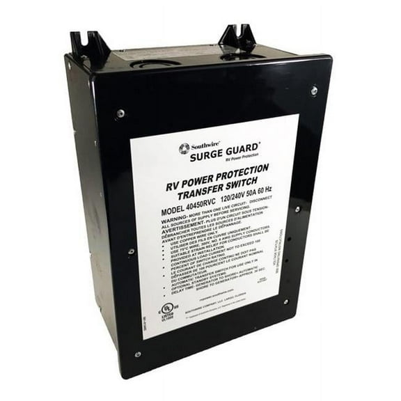 40450RVC3 50A Hardwire Automatic Transfer Switch