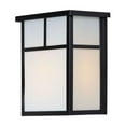 thumbnail image 1 of 4051 Coldwater 2 Light 11" Tall Outdoor Wall Sconce with Glass Square Shade, 1 of 5