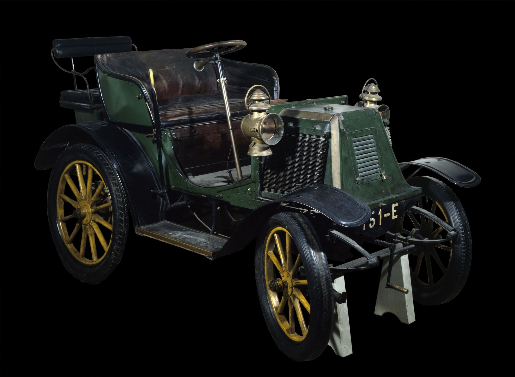 4056 Renault Convertible Car 1900 Canvas Art -  (36 x 24)