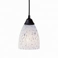 thumbnail image 1 of 406-1SW-LED-Elk Lighting-Classico - 7 9.5W 1 LED Mini Pendant  Dark Rust Finish with Snow White, 1 of 2