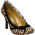 thumbnail image 1 of 406-Doll, 4" Heel Satin Pump Shoes With Velvet Bow, 1 of 6