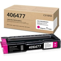 406477 High Yield Magenta Toner Cartridge Type SP C310HA Replacement for Ricoh Aficio SP C231N C232DN C242DN C310 C310A C311N C312DN C320DN Printers, 1 Pack