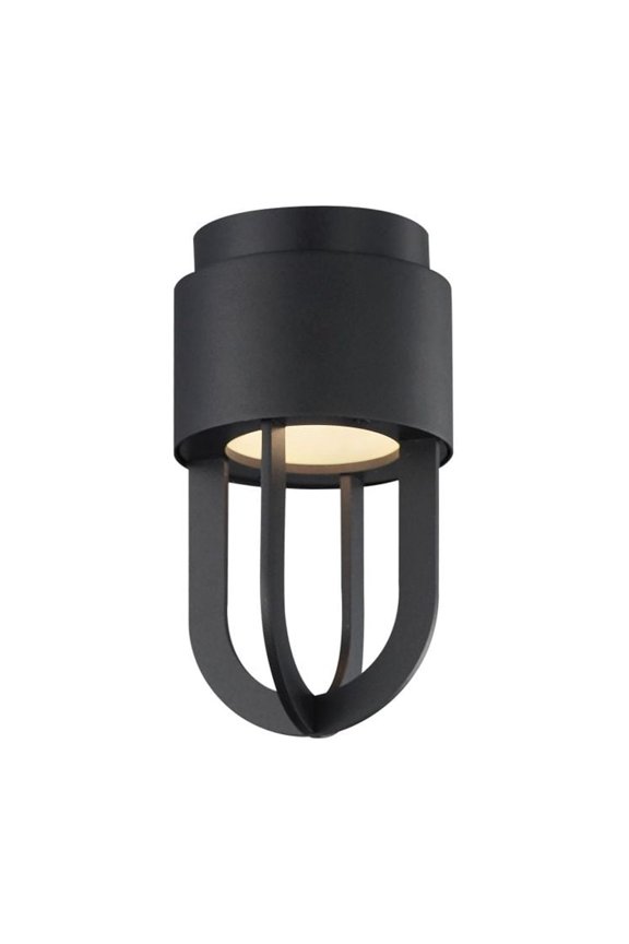 40680BK Maxim Lighting Quayside VX - 12W 1 LED Outdoor Flush Mount-10 Inch Tall and 5.5 Inch Wide