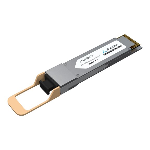 Axiom - OSFP transceiver module (equivalent to: Mellanox MMA4Z00-NS-FLT) - 800 Gigabit Ethernet - 800GBase-SR8 - MPO-12/APC multi-mode - up to 328 ft - 850 nm - TAA Compliant