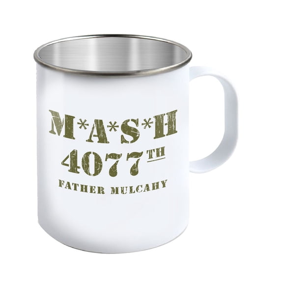 4077th MASH Father Mulcahy Distressed Camp Mug