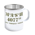 thumbnail image 1 of 4077th MASH Hawkeye Distressed Camp Mug, 1 of 2