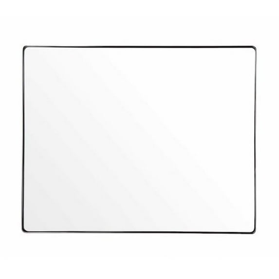 Varaluz Kye 30x24 Rounded Rectangular Wall Mirror - Polished Nickel