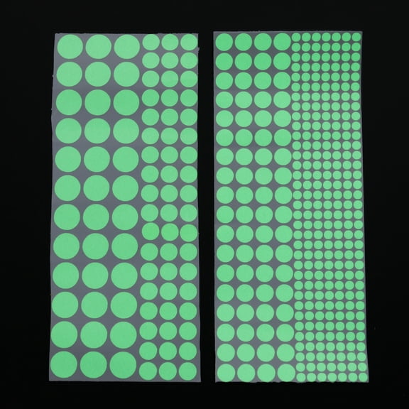MERRYHAPY 407-Piece Glow in the Dark Wall Stickers Set, Light Green PVC Decals for Bedroom and Living Room Decor