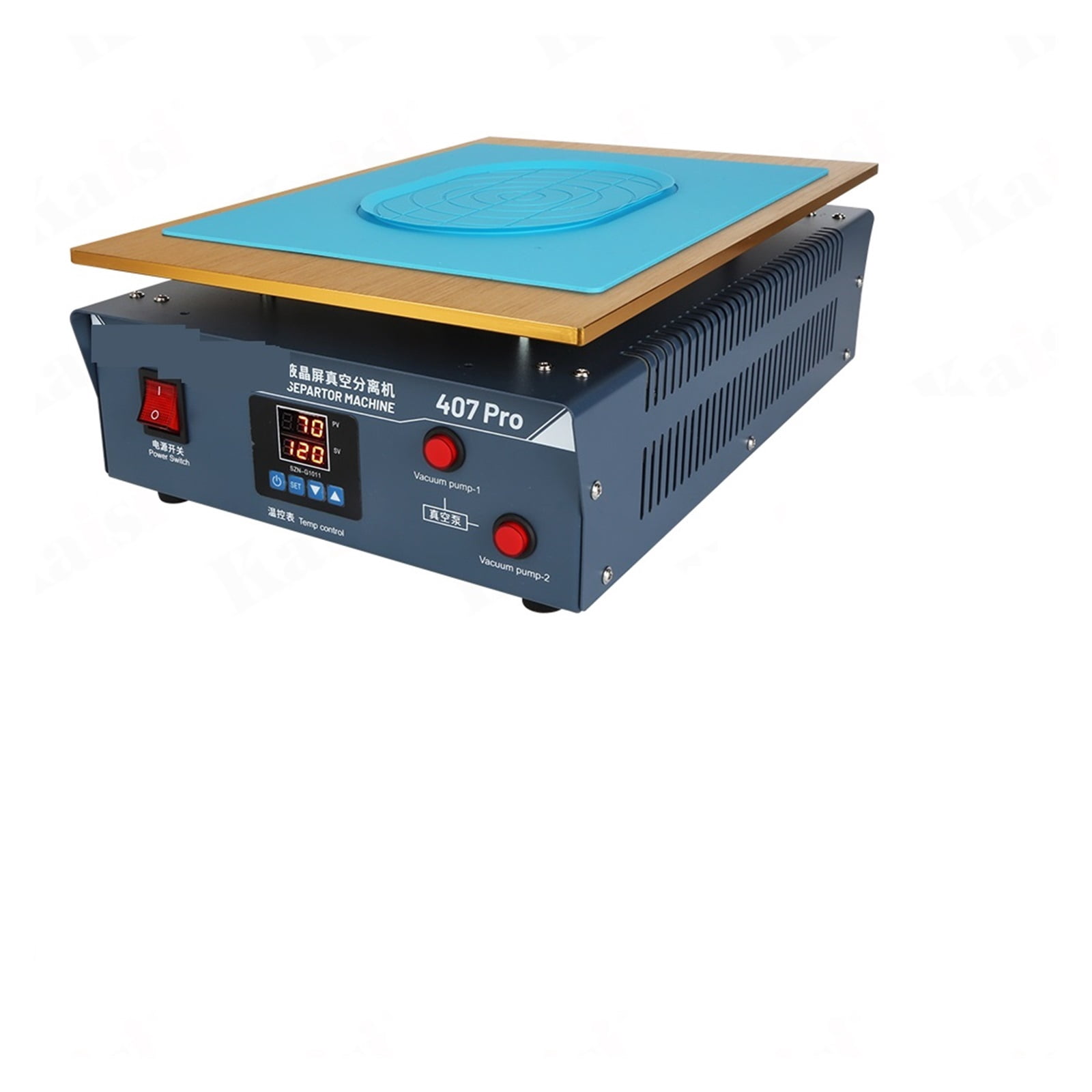 Screen Separator Heat Machine 407pro LCD Separator Machine 17-inch Dual Air Pump Screen Heating ...