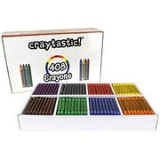 408-Count Crayon Premium Class Pack, Best-Buy Assortment 8 colors, FULL SIZE 3.5 Inch SAFETY TESTED COMPLIANT WITH ASTM D-4236