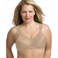 thumbnail image 1 of 4088 18 Hour Comfort Lace Wirefree Bra - Size 36D, Honey Skintone, 1 of 1
