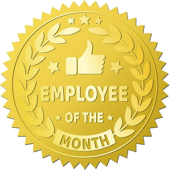 408Pcs Certificates Official Gold Foil Embossed Stickers 2" Self Adhesive Envelopes Seals Employee of Month Round Labels for Wedding Invitation Corporation Graduation Award Gift Wrapping