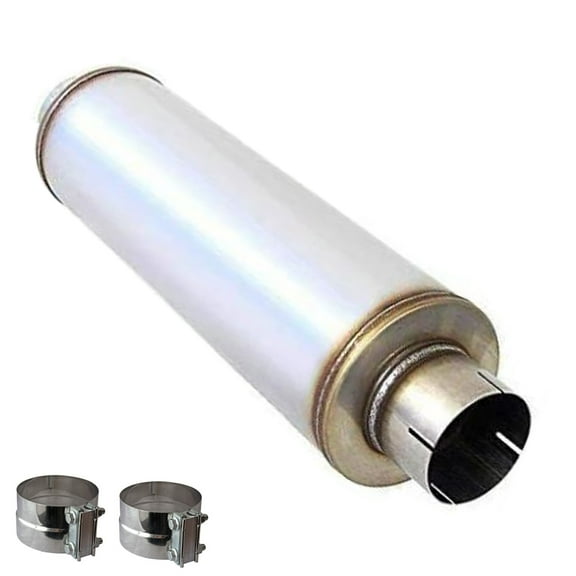 409 Stainless Steel Performance Diesel Muffler – 5" Inlet / Outlet – 30" Overall Length