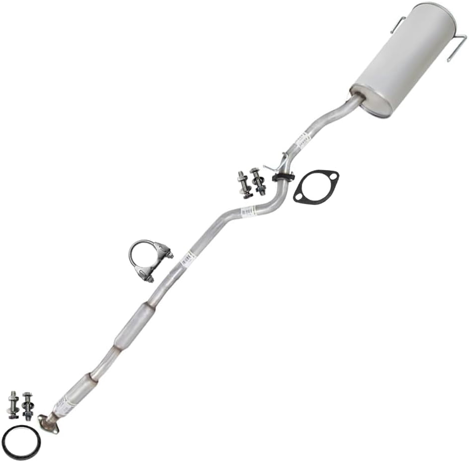 Northeastern Exhaust Stainless Steel Resonator Pipe & Muffler System Kit Fits 2003 Subaru Baja 2.5L SUV – Direct Fit