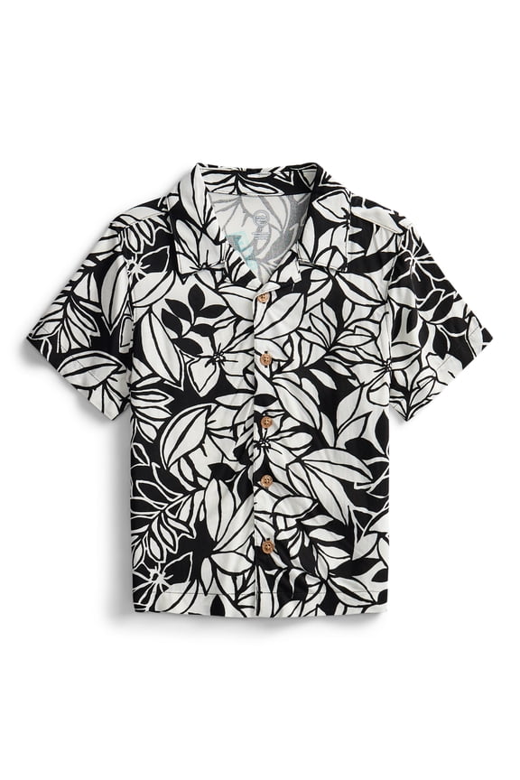 Toddler Boys Camp Shirt with Short Sleeves, Sizes 12M-5T