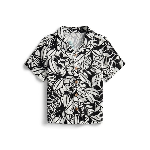 Toddler Boys Camp Shirt with Short Sleeves, Sizes 12M-5T