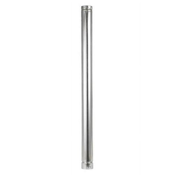 4091096 RND GAS VENT PIPE 48X3"" Selkirk 3 in. D X 48 in. L Aluminum Round Gas Vent Pipe (Pack of 2)