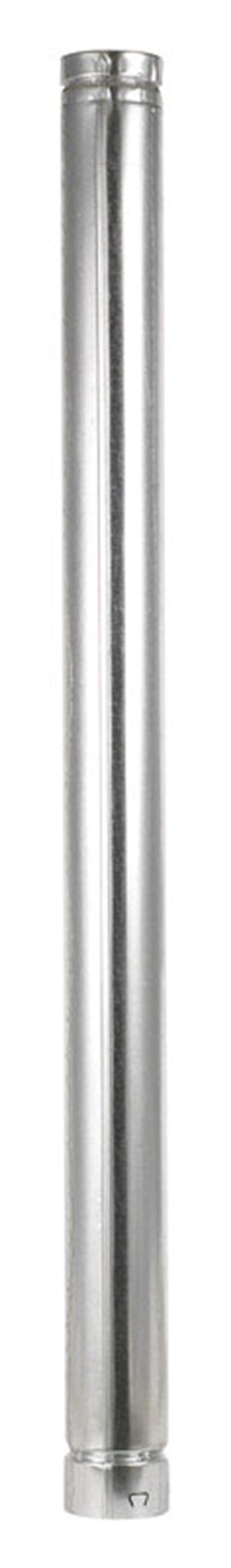 Selkirk Round Gas Vent Pipe 3 " X 4 Ft. #3rv-48 Type B 500 Deg. Al 100 Mbtu/Hr. Ul Case of 2