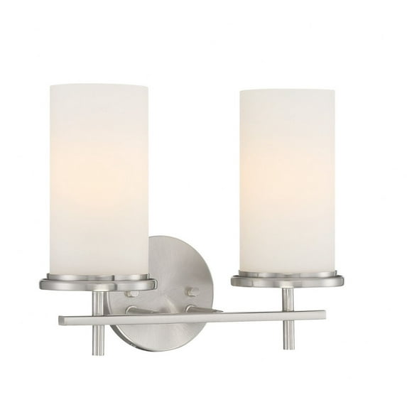4092-84-Minka Lavery-Haisley - 2 Light Bath Vanity-Brushed Nickel Finish
