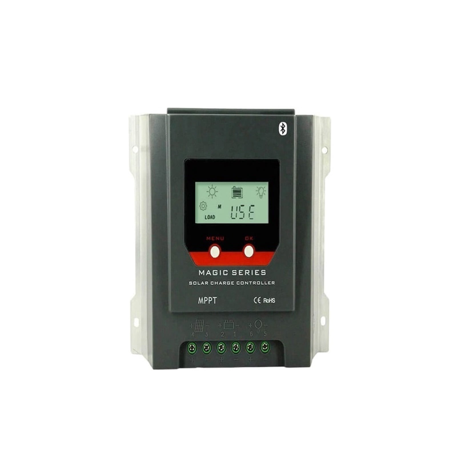 40A 12V 24V MPPT Solar Controller Wireless Compatible Charge Lithium Liquid Gel Flooded Batteries And LCD Display
--------
,Powerful Control Function