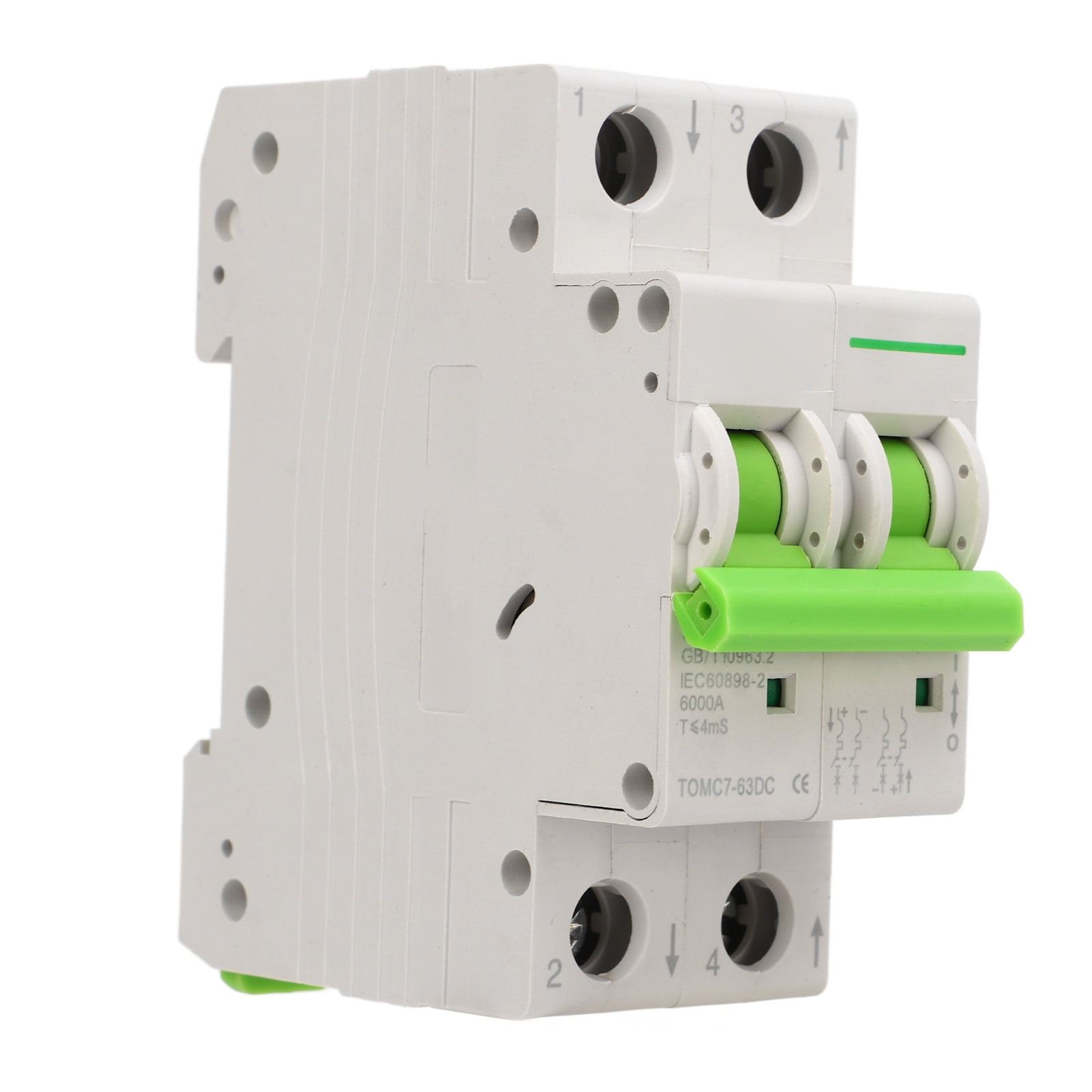 40A 2P DC550V Solar PV System Miniature Thermal Trip Circuit