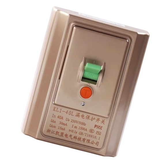 40A Air Conditioner Leakage Protector Switches PC Housing Safety Switches