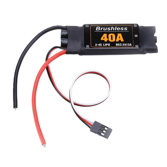 40A Brushless ESC Controller for New - Short, 68x25x8mm