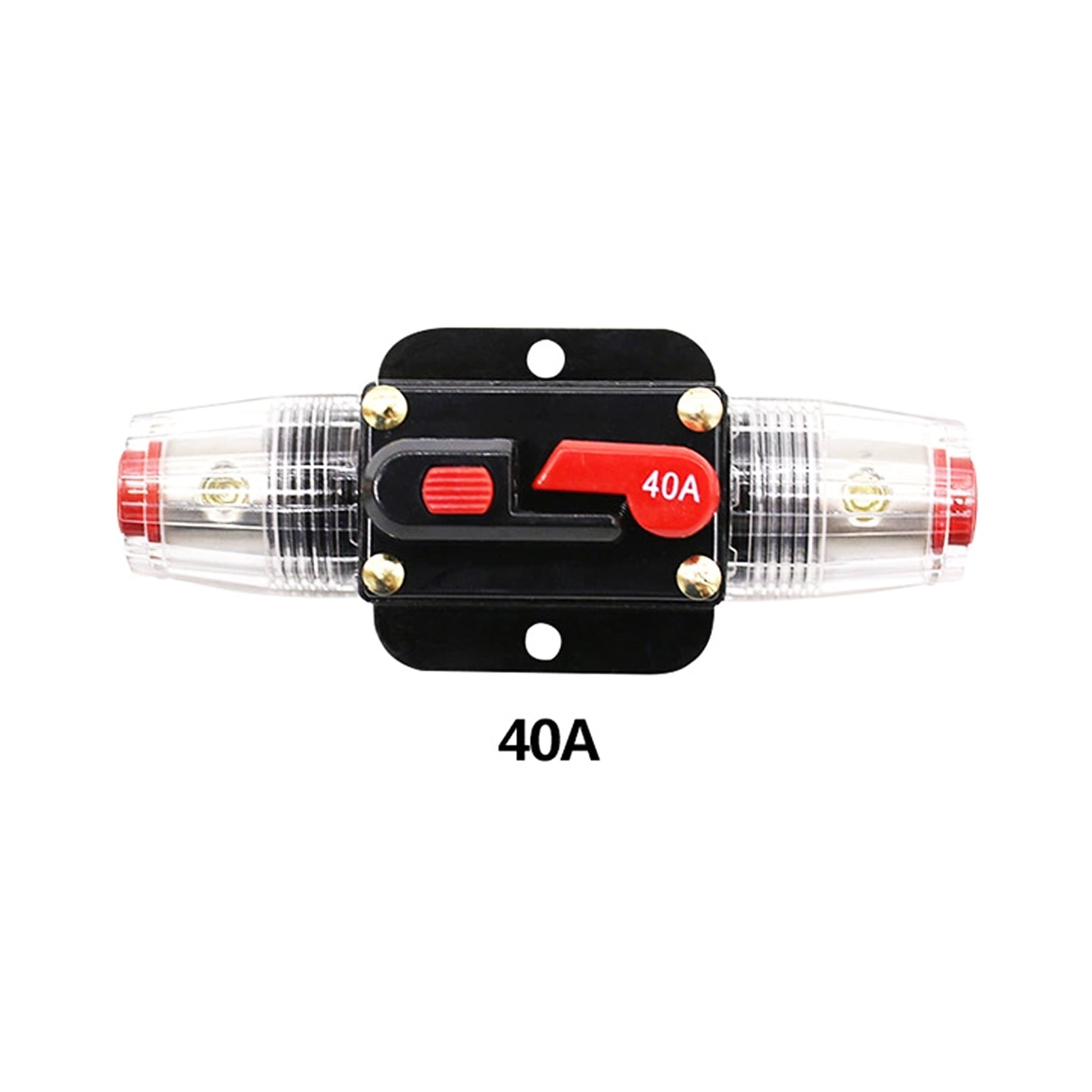 Interruttore Salvavita 50A 12V DC Con Pulsante Reset Per Auto, Stereo, Marino
