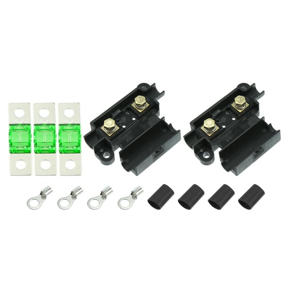 40A Fuse Kit 2 x ANS Holder 3 x 40 AMP Fuses Dual Battery Charger 1 Set