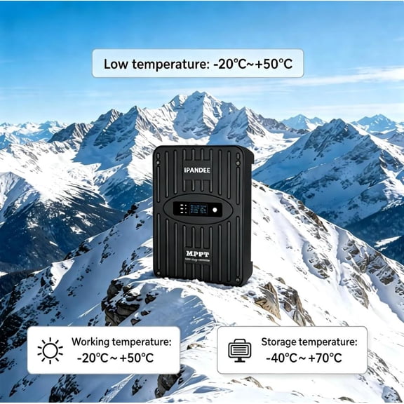 MPPT 40A Solar Controller 12V 24V Auto High Efficiency 100V Max Input for Gel AGM FLD Battery