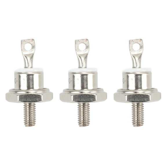 40A Negative Diesel Generator Diode ZX40-12 - 3Pcs Sturdy Metal Diodes for Dynamo Repair and Replacement