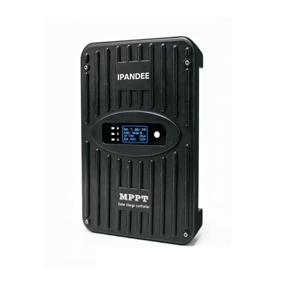 IPANDEE 40A MPPT Solar Charge Controller 12V 24V Auto, 100V Max PV Input Charge Controller for GEL FLD AGM Battery