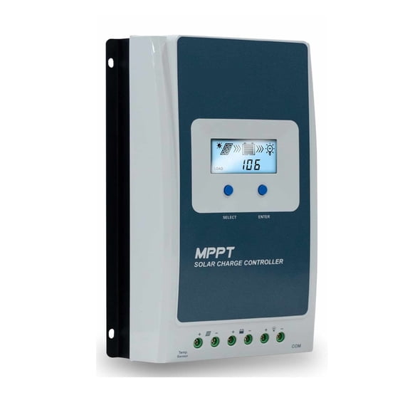 40A Solar Charge Controller Max PV Input Battery 12V 24V ,Versatile Design - WITH TS MT50 USB_40A