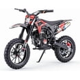 thumbnail image 1 of 40CC Kids Dirt Bike, 4-Stroke Gas Powered Mini Motorcycle for Kids Ages 6-14, 25MPH Youth Off Road Dirt Bike with Dual Disc Brakes, Full Suspension, No Oil Mixing, Easy Start, 1 of 9
