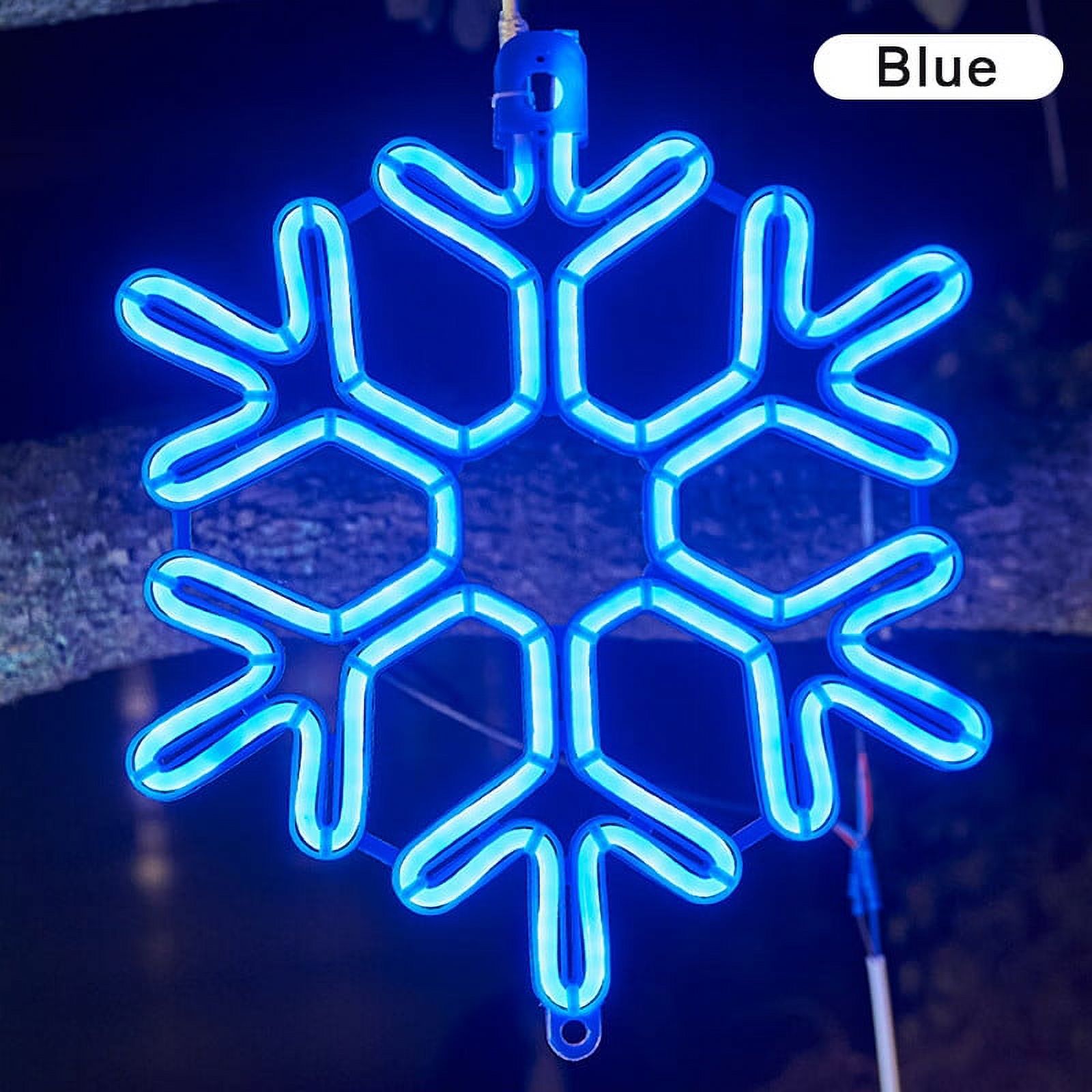 40CM Large Snowflake String Light Outdoor Snowflake Led Hanging Lamp