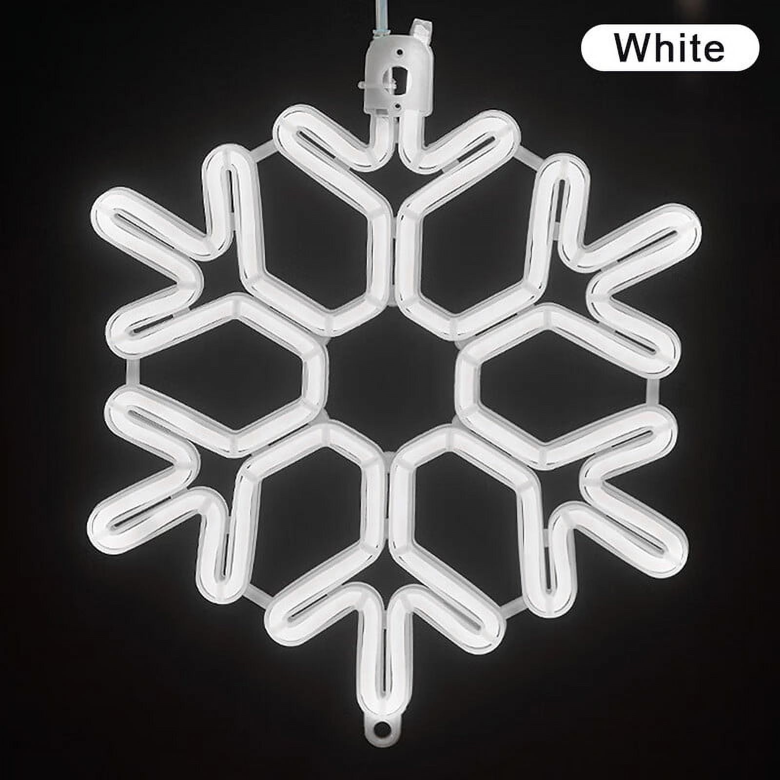 40CM Large Snowflake String Light Outdoor Snowflake Led Hanging Lamp